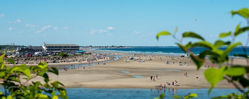 ogunquit beach aerial view
